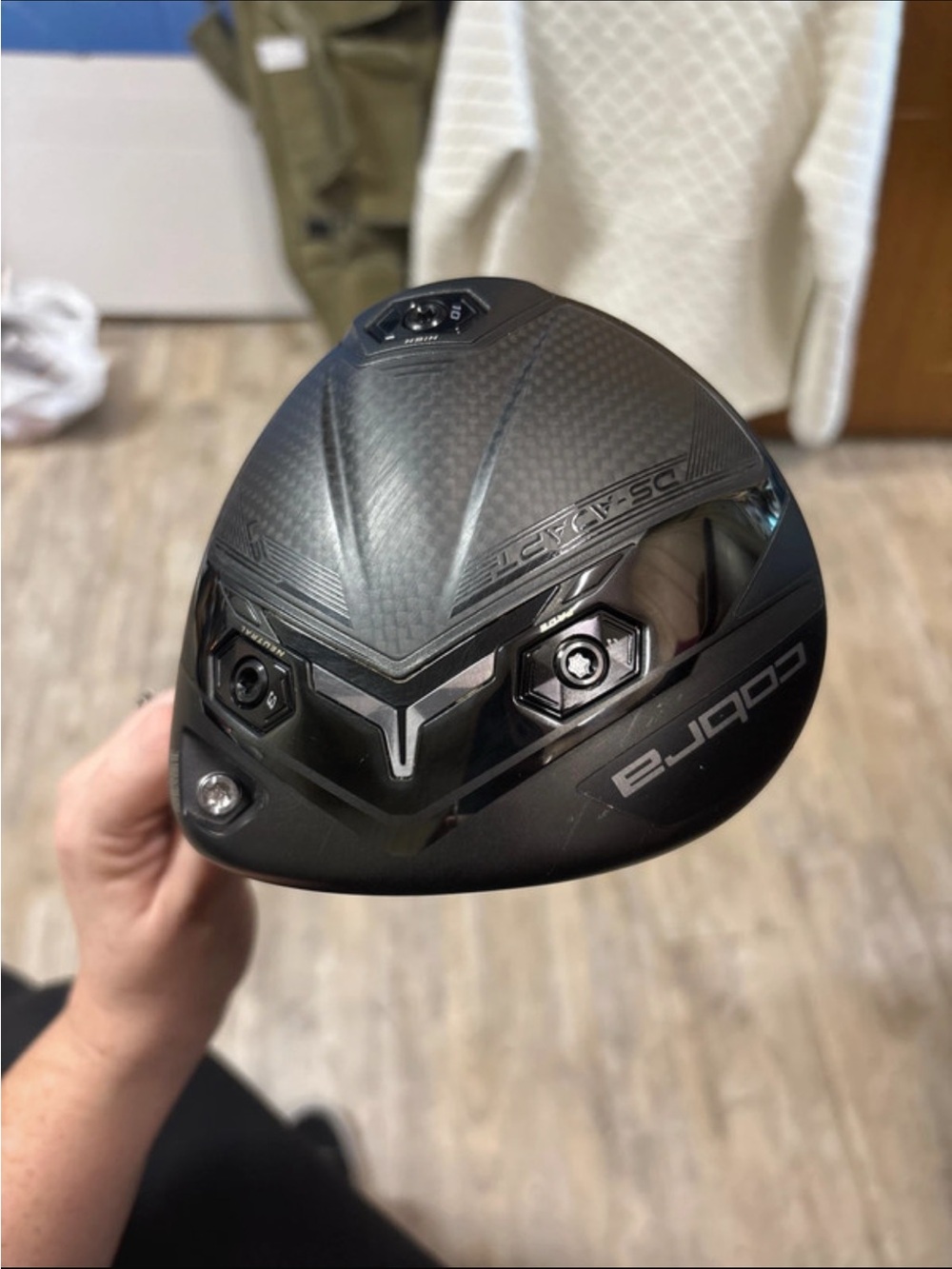 Black Cobra DS Adapt Driver - LS 9 Degree Fujikara 60x shaft - With Head Cover